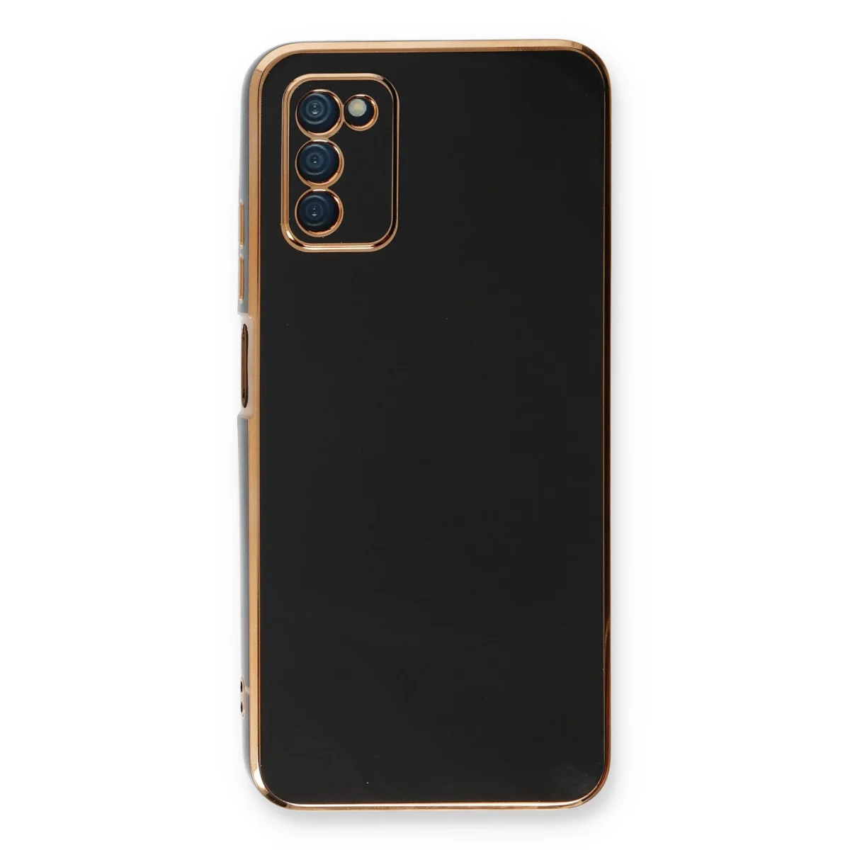 Galaxy A03S Kılıf Volet Silikon - Siyah