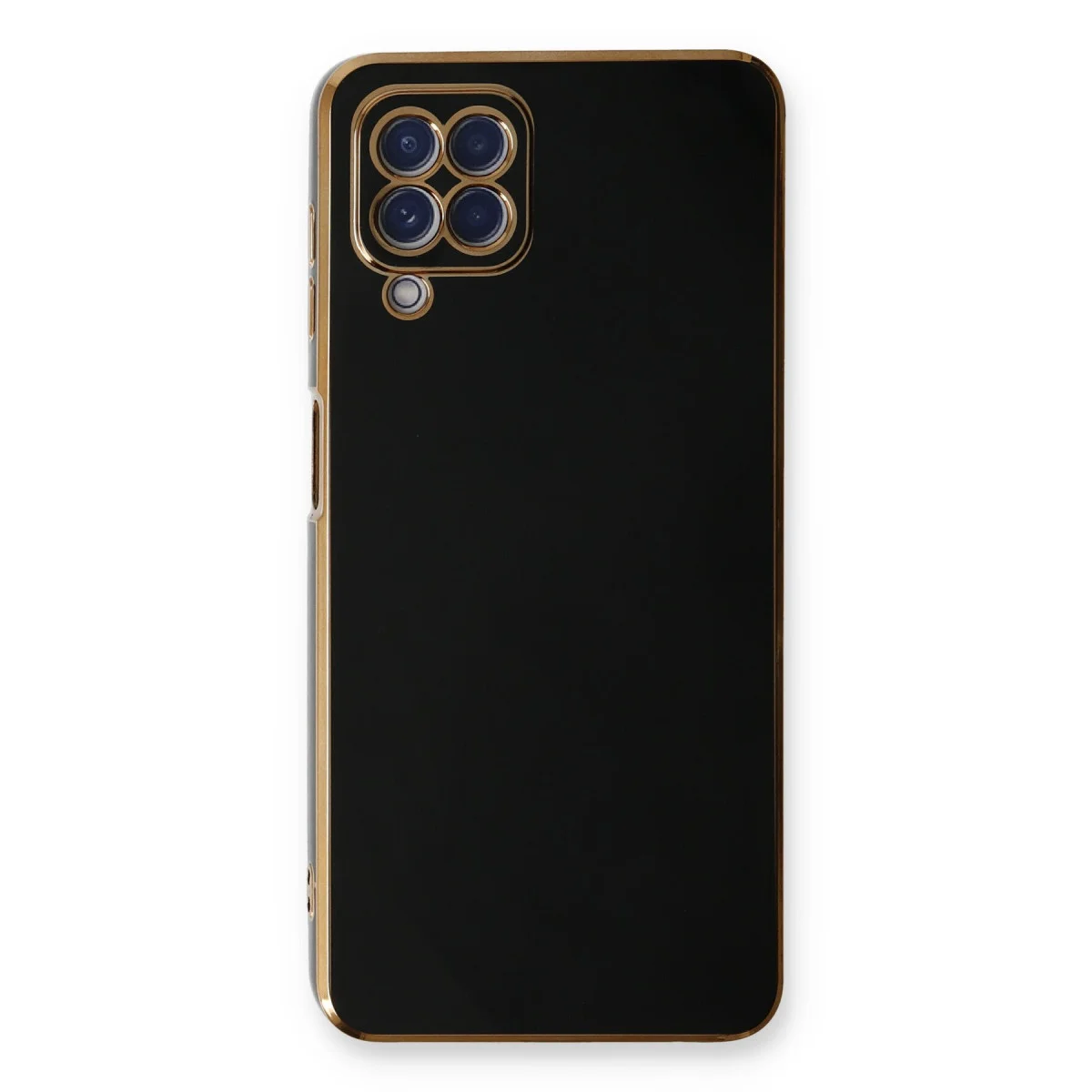 Galaxy A22 Kılıf Volet Silikon - Siyah