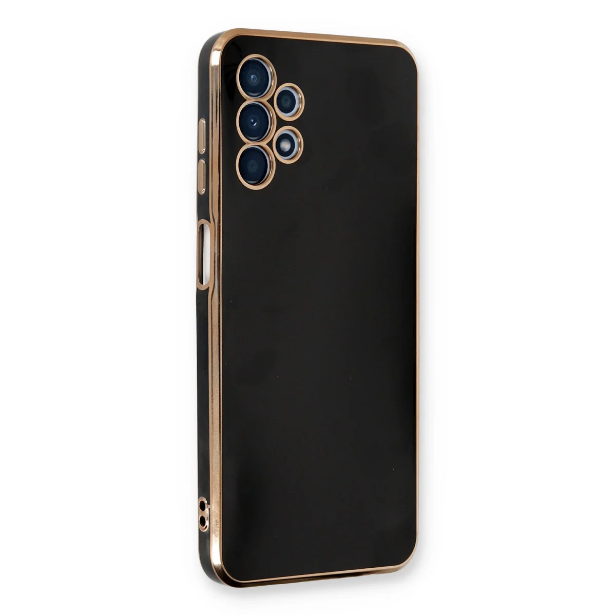 Galaxy A13 4G Kılıf Volet Silikon - Siyah