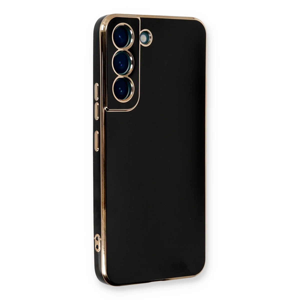 Galaxy S22 Plus Kılıf Volet Silikon - Siyah