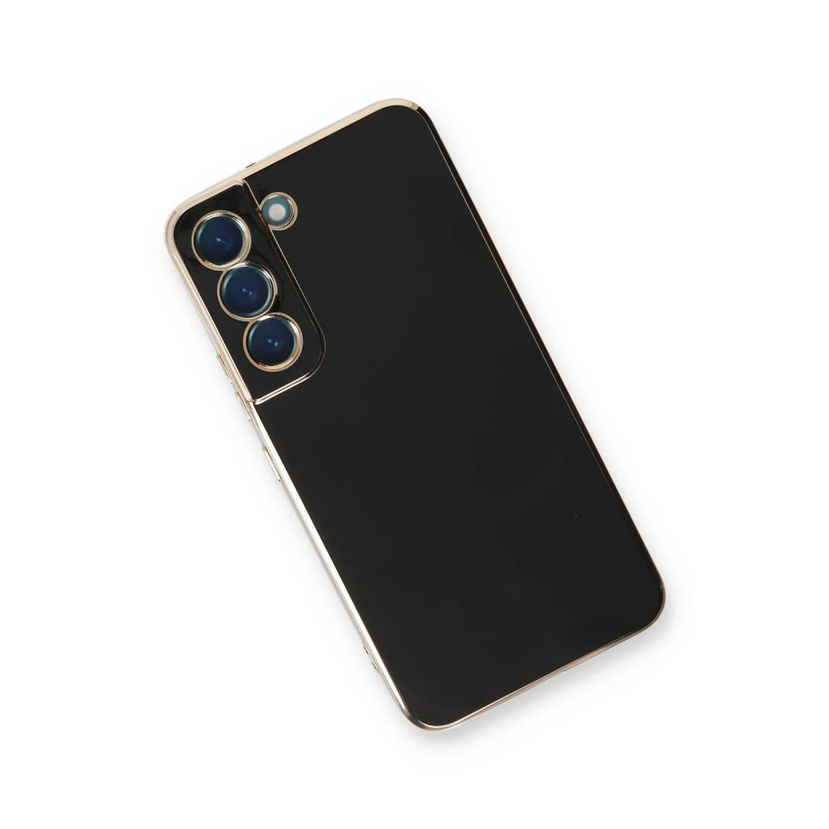 Galaxy S22 Plus Kılıf Volet Silikon - Siyah