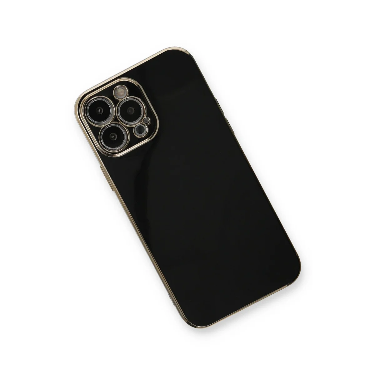 iPhone 13 Pro Max Kılıf Volet Silikon - Siyah