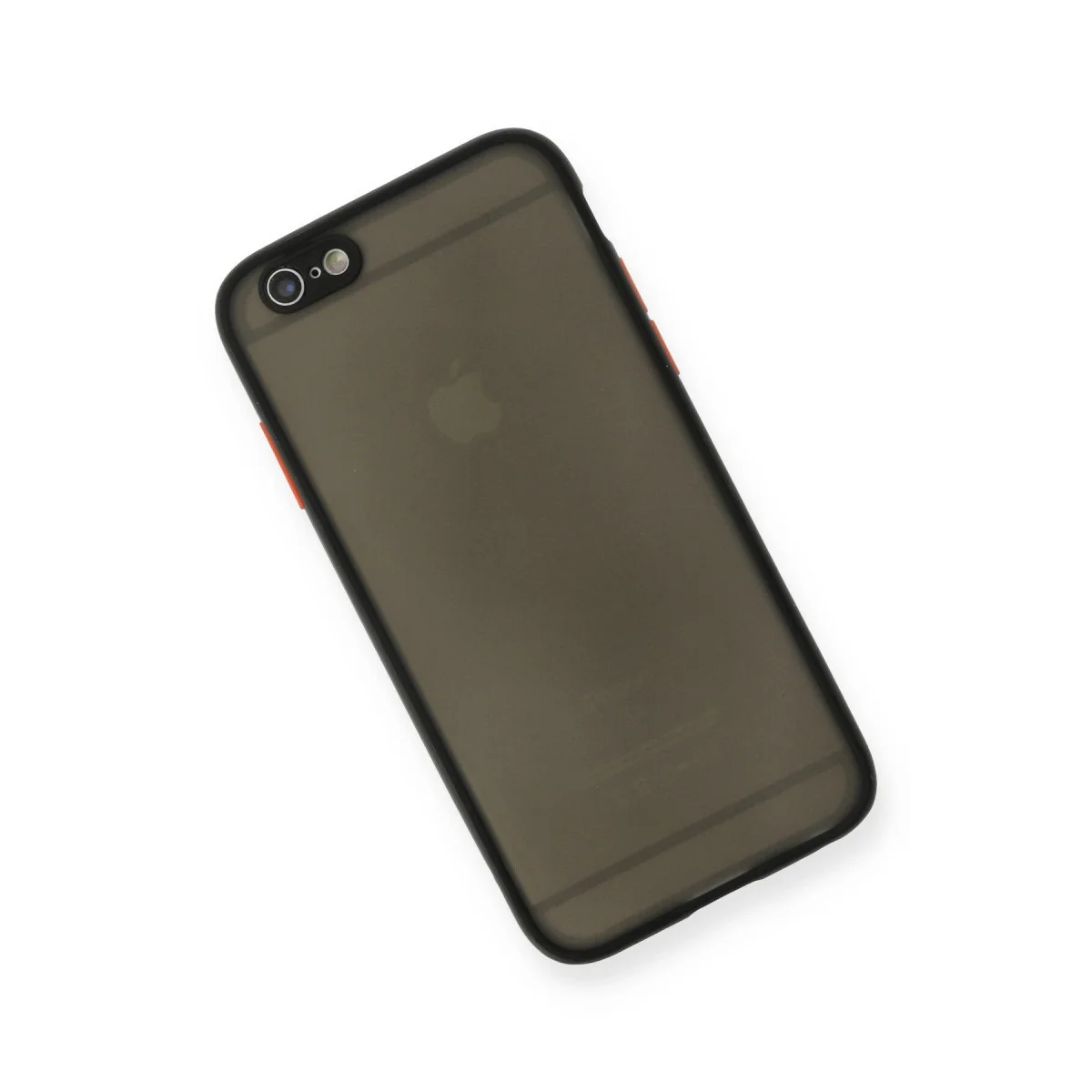 iPhone 6 Kılıf Montreal Silikon Kapak - Siyah