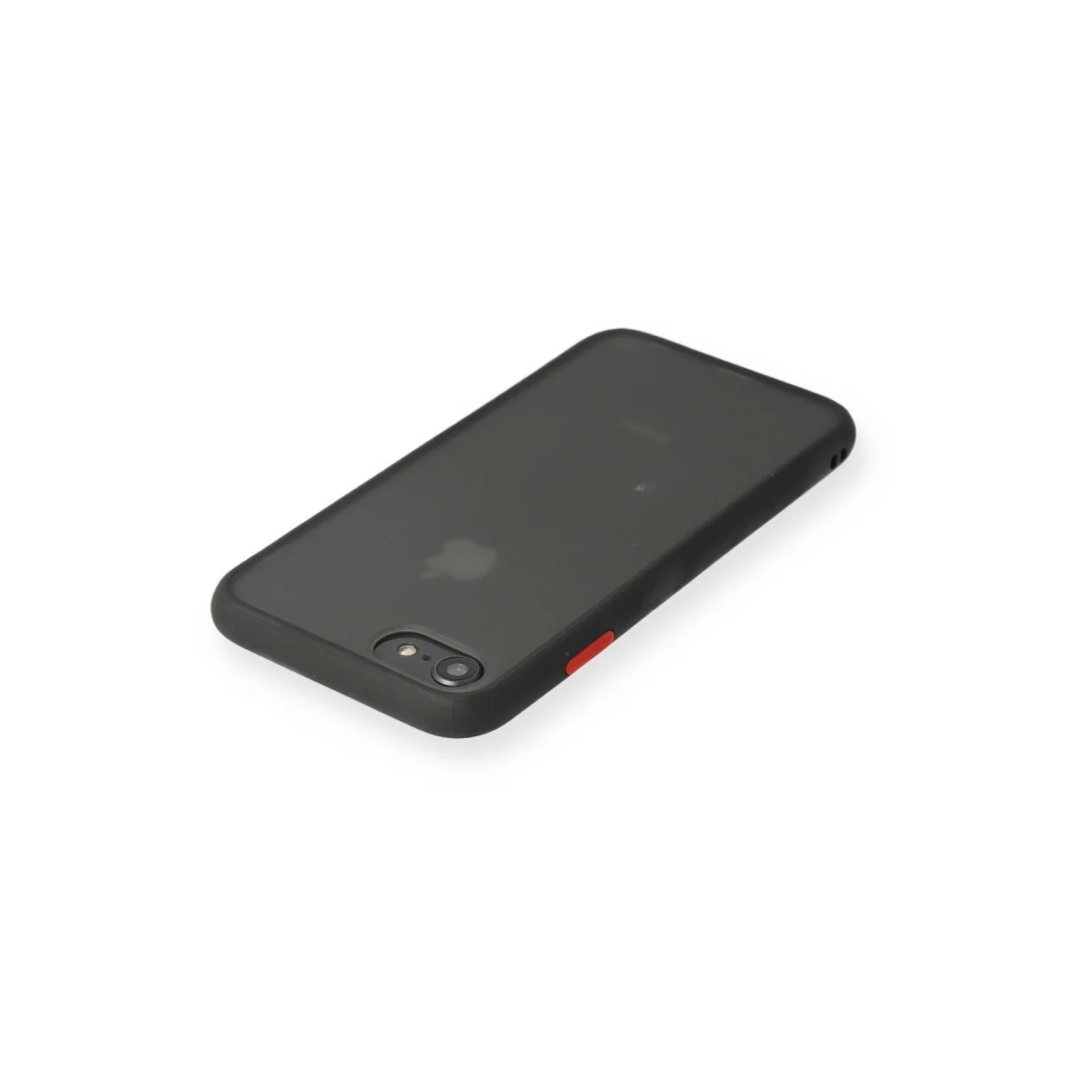 iPhone 7 Kılıf Montreal Silikon Kapak - Siyah