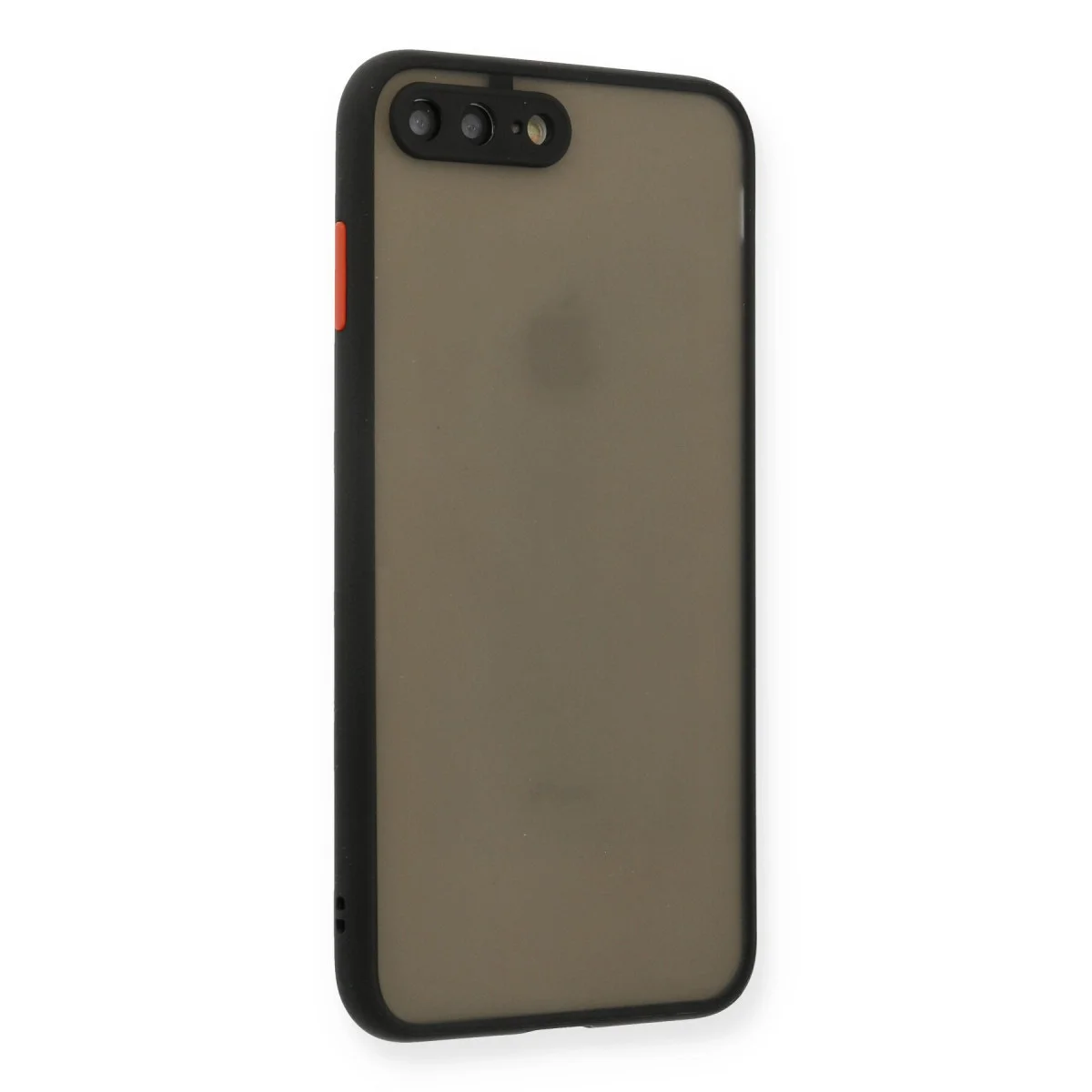 iPhone 7 Plus Kılıf Montreal Silikon Kapak - Siyah