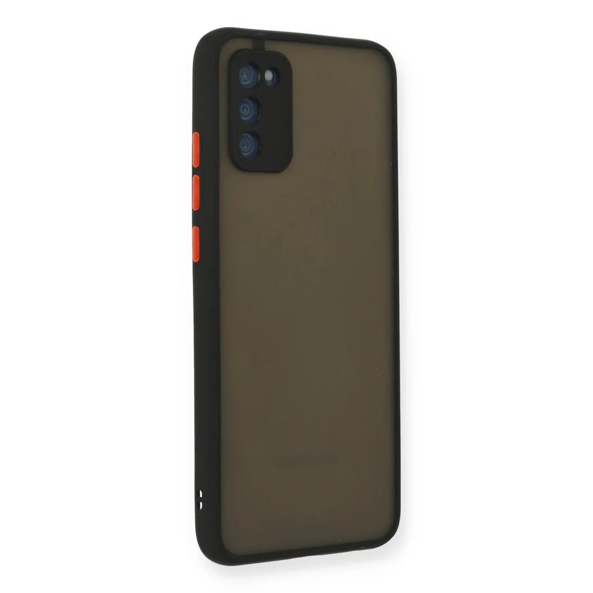 Galaxy A02S Kılıf Montreal Silikon Kapak - Siyah