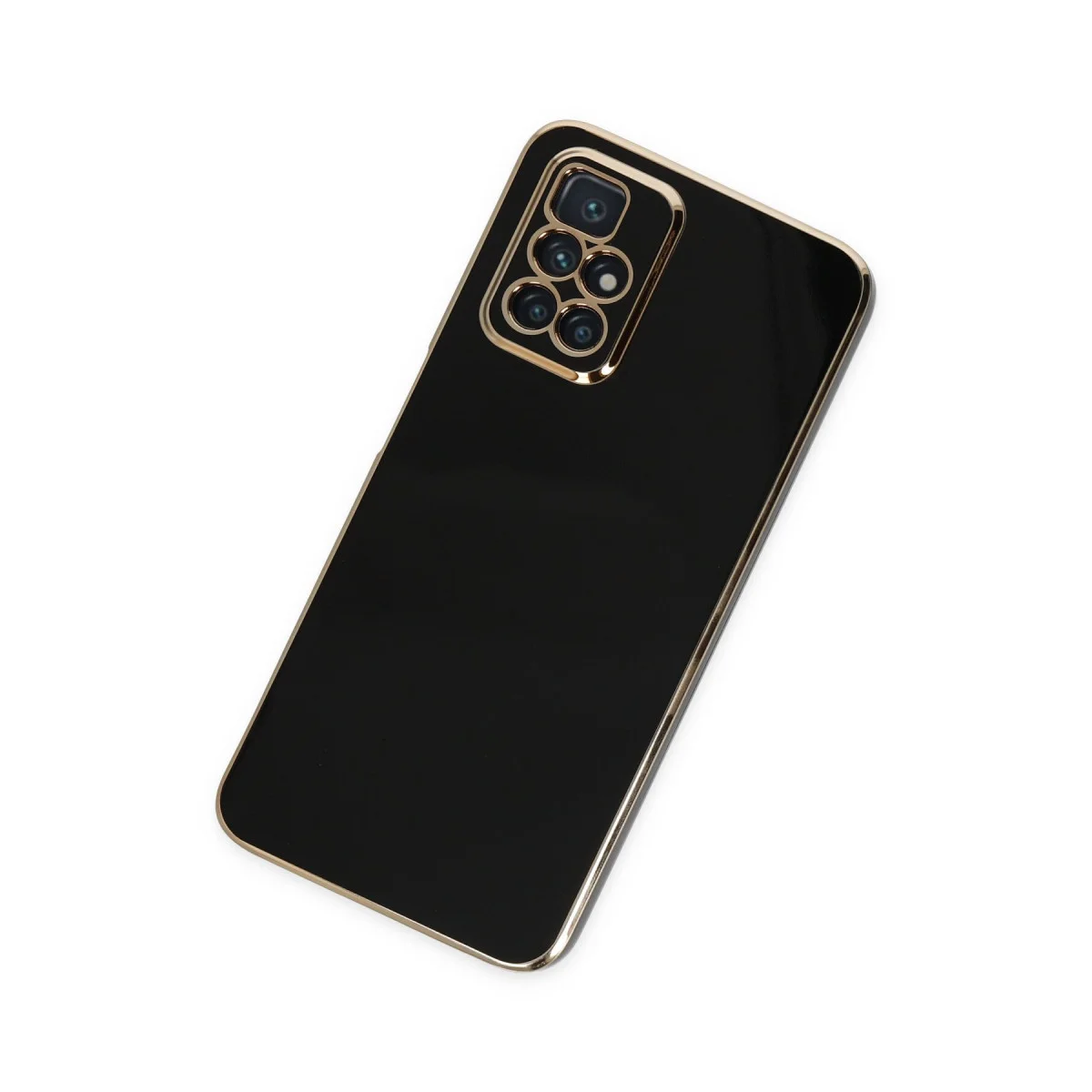 Redmi 10 2022 Kılıf Volet Silikon - Siyah