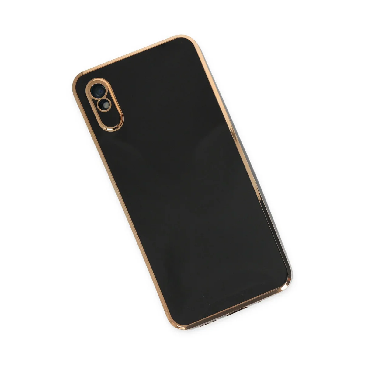 Redmi 9A Kılıf Volet Silikon - Siyah