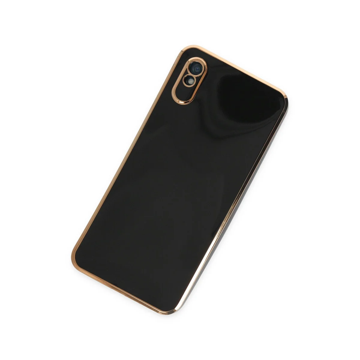 Redmi 9A Kılıf Volet Silikon - Siyah