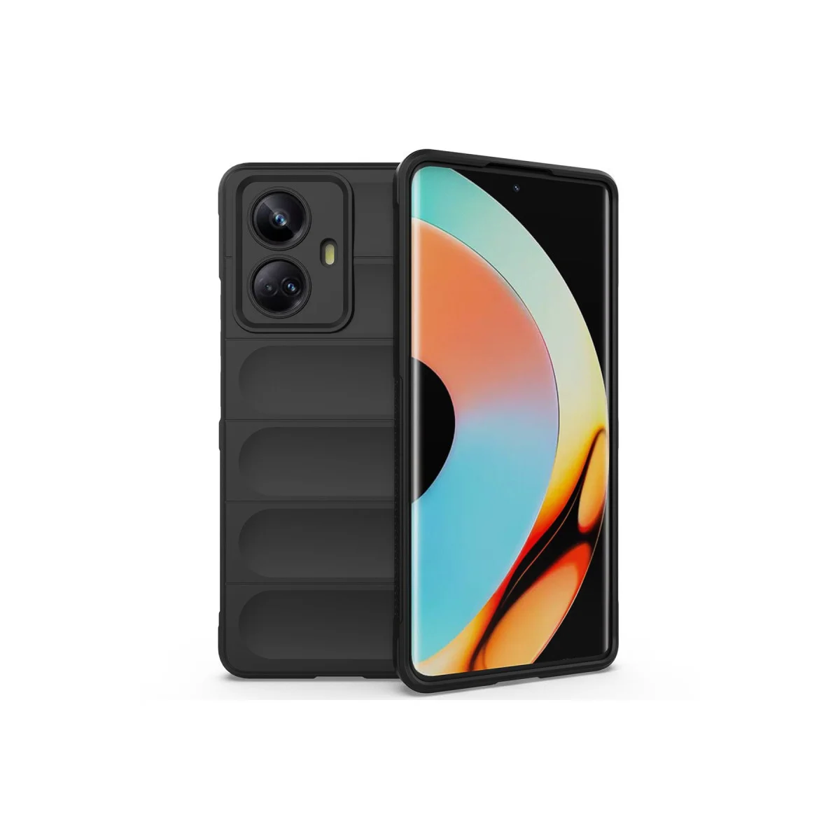 Realme 10 Pro 5G Kılıf Optimum Silikon - Siyah