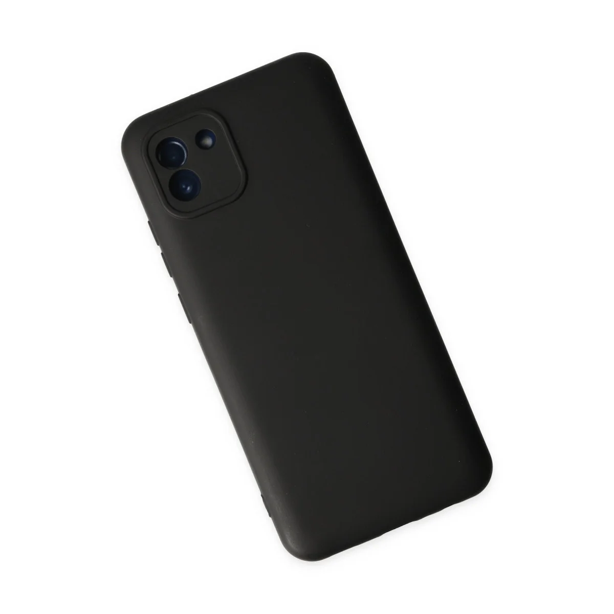 Galaxy A03 Kılıf Nano içi Kadife Silikon - Siyah