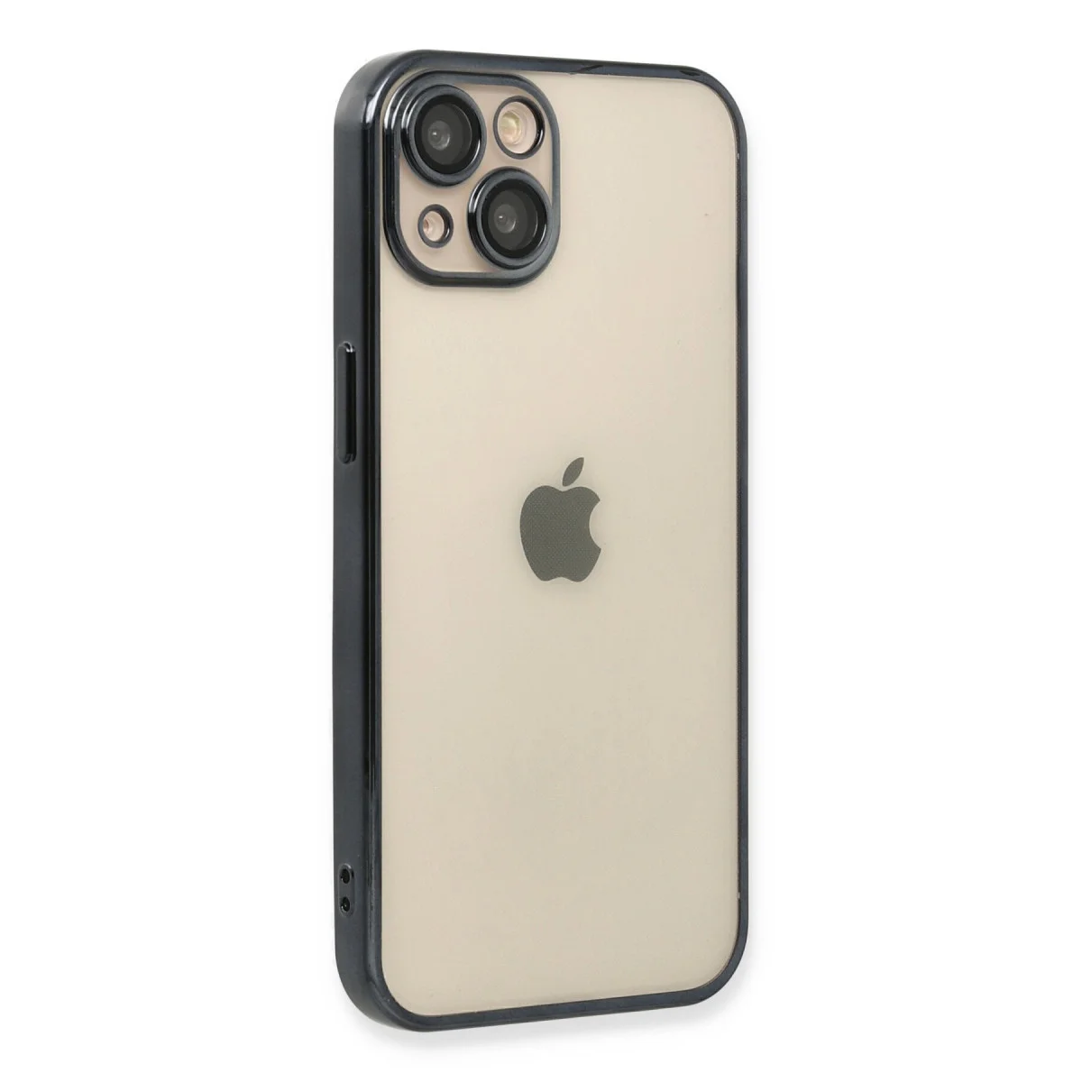 iPhone 14 Kılıf Razer Lensli Silikon - Siyah