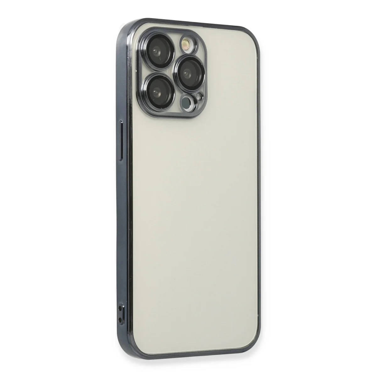iPhone 14 Pro Max Kılıf Razer Lensli Silikon - Siyah