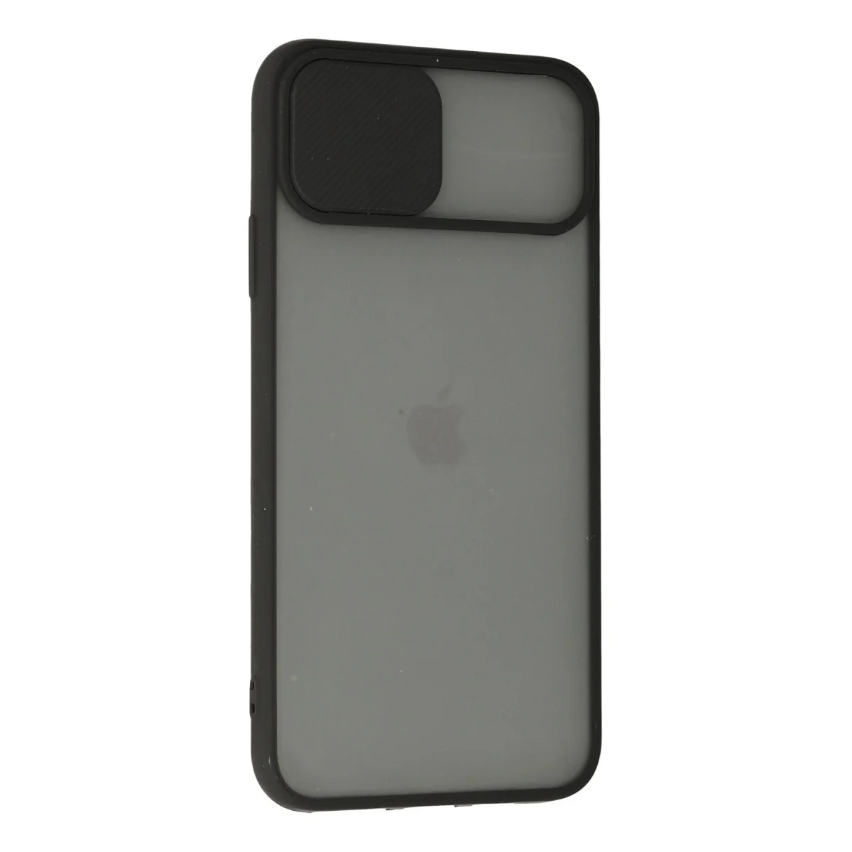 iPhone 11 Pro Max Kılıf Palm Buzlu Kamera Sürgülü Silikon - Siyah