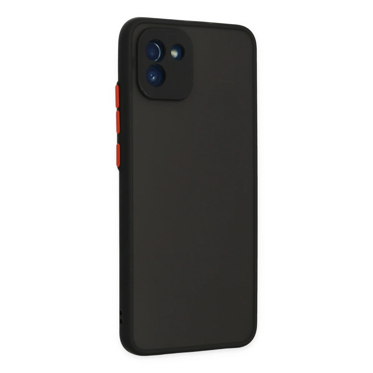 Galaxy A03 Kılıf Montreal Silikon Kapak - Siyah