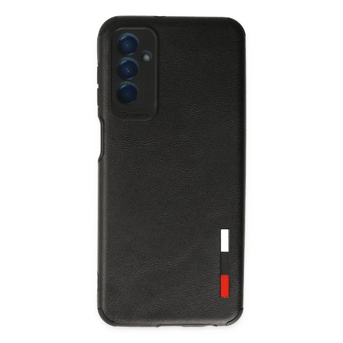 Galaxy M13 Kılıf Loop Deri Silikon - Siyah