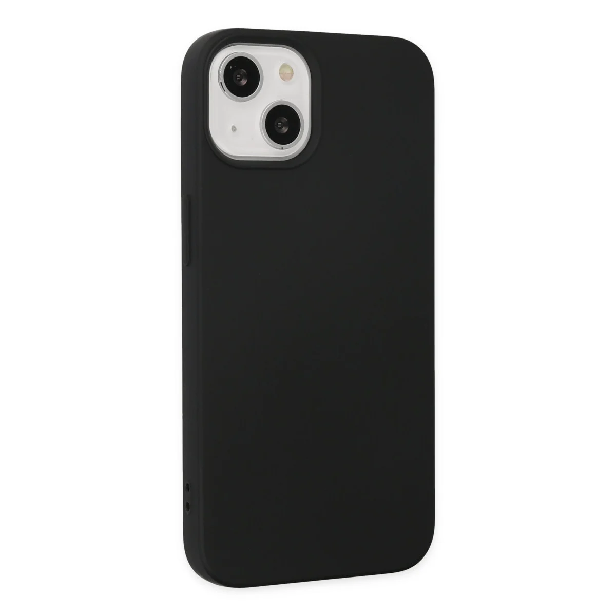 iPhone 14 Plus Kılıf Nano içi Kadife Silikon - Siyah