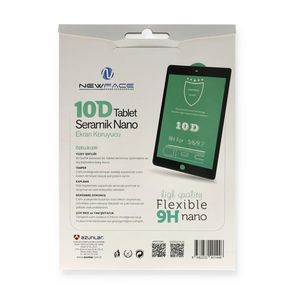 MediaPad T5 10 Tablet 10D Seramik Nano