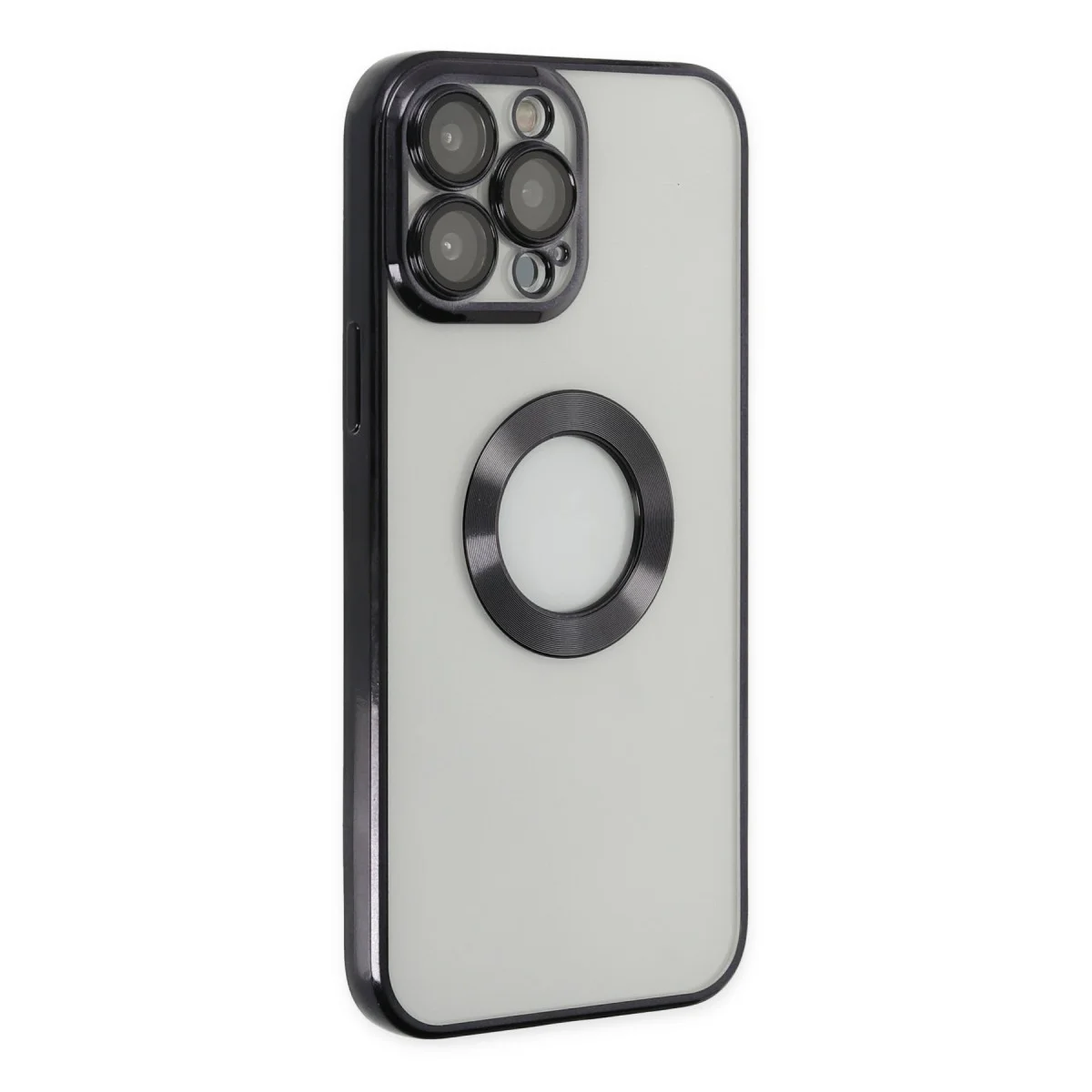 iPhone 13 Pro Max Kılıf Slot Silikon - Siyah