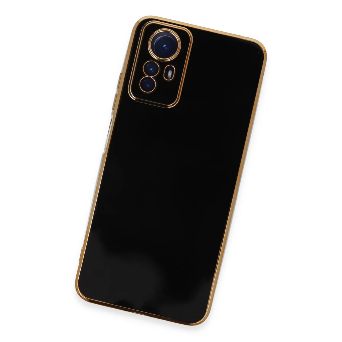 Redmi Note 12S Kılıf Volet Silikon - Siyah