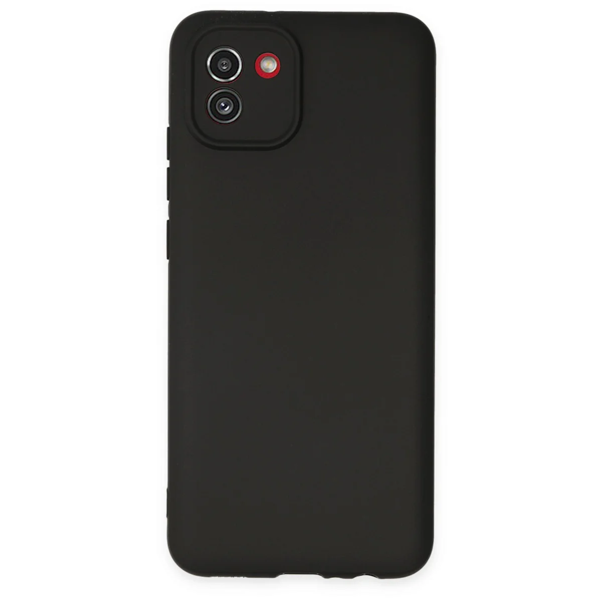 Galaxy A03 Kılıf First Silikon - Siyah
