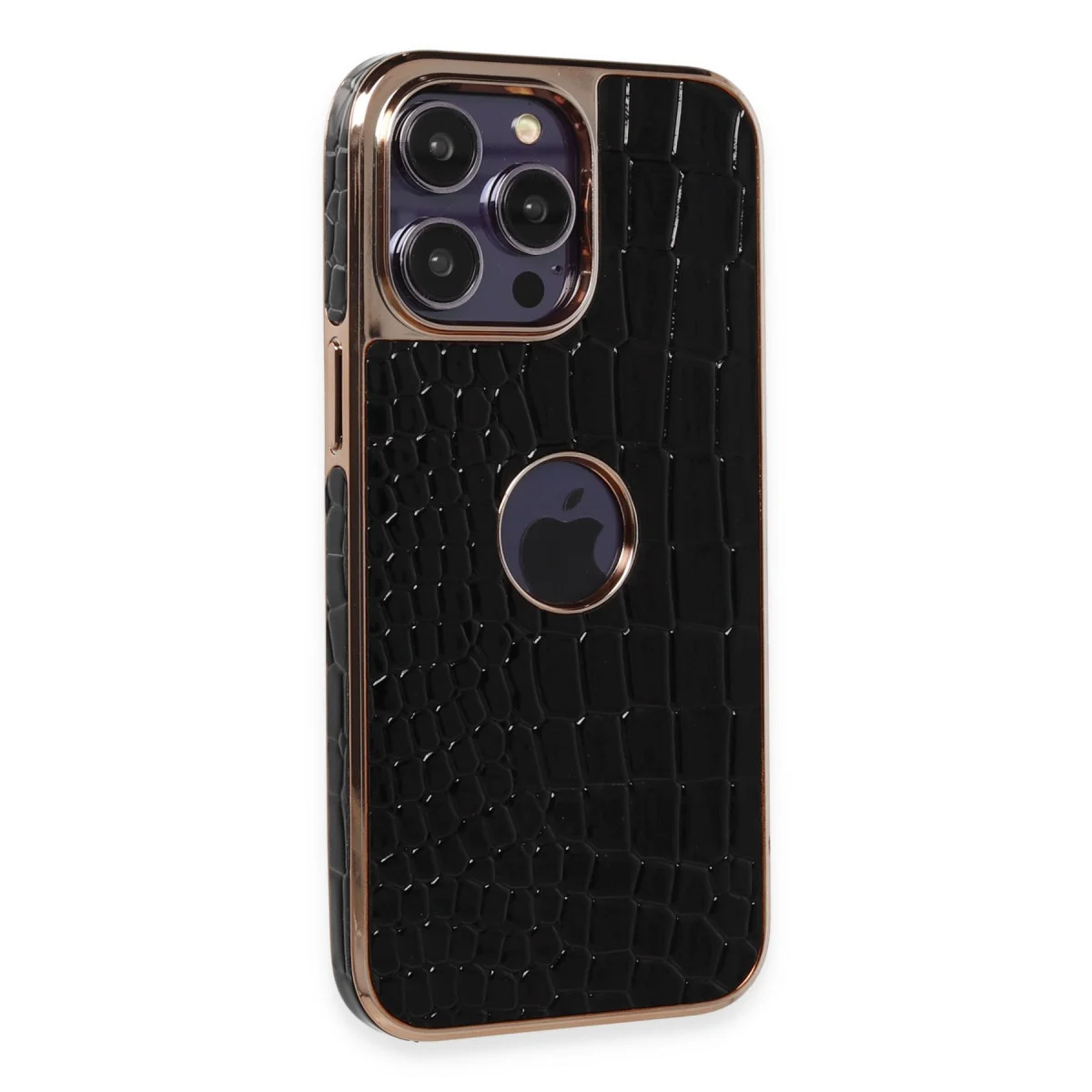 iPhone 14 Pro Kılıf Snake Kapak - Siyah