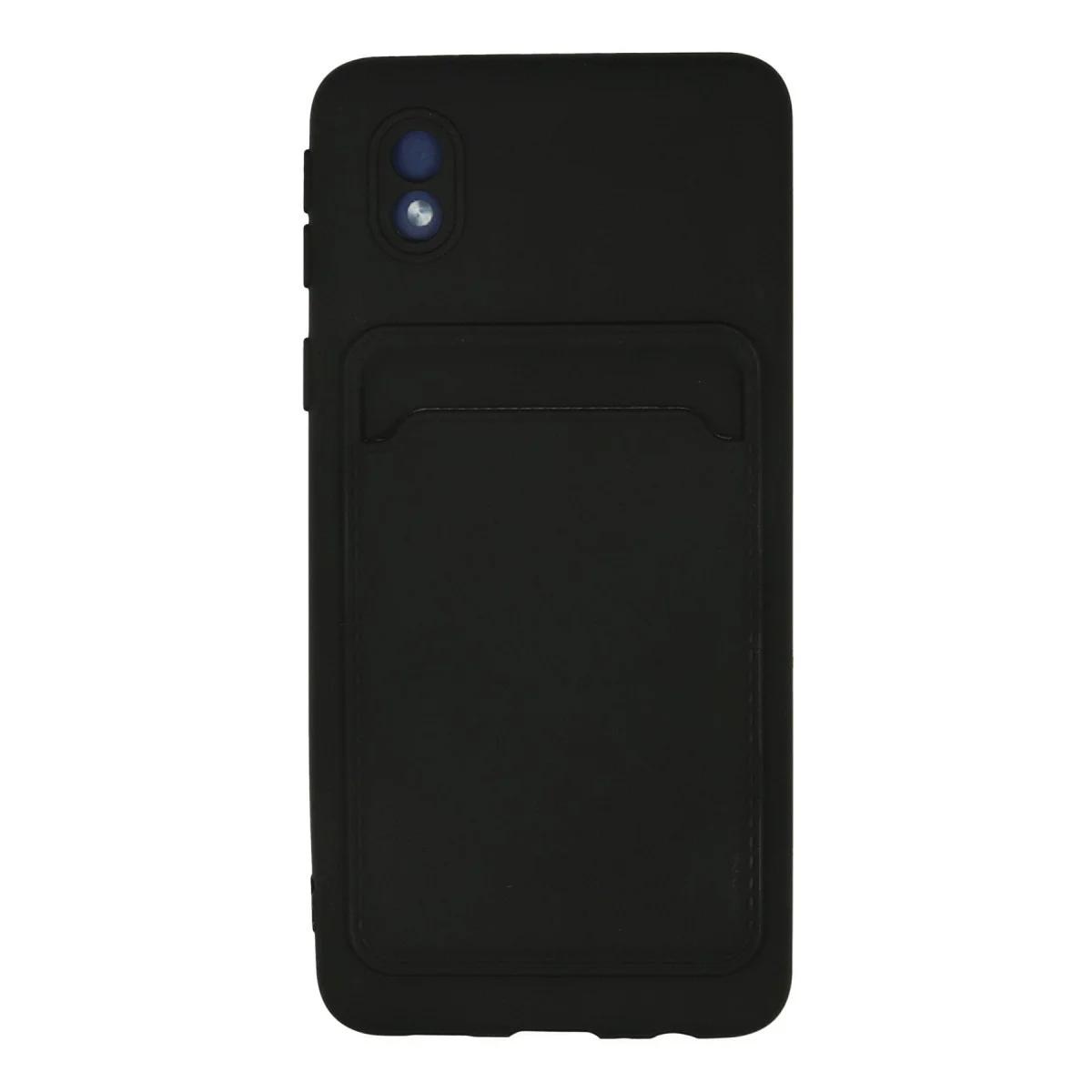 Galaxy A01 Core Kılıf Kelvin Kartvizitli Silikon - Siyah