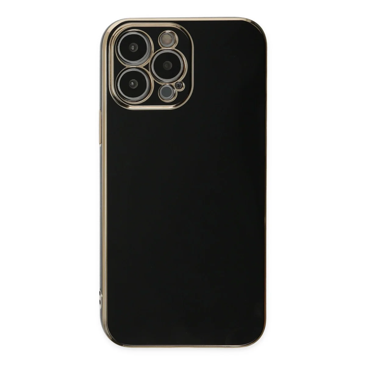 iPhone 14 Pro Kılıf Volet Silikon - Siyah