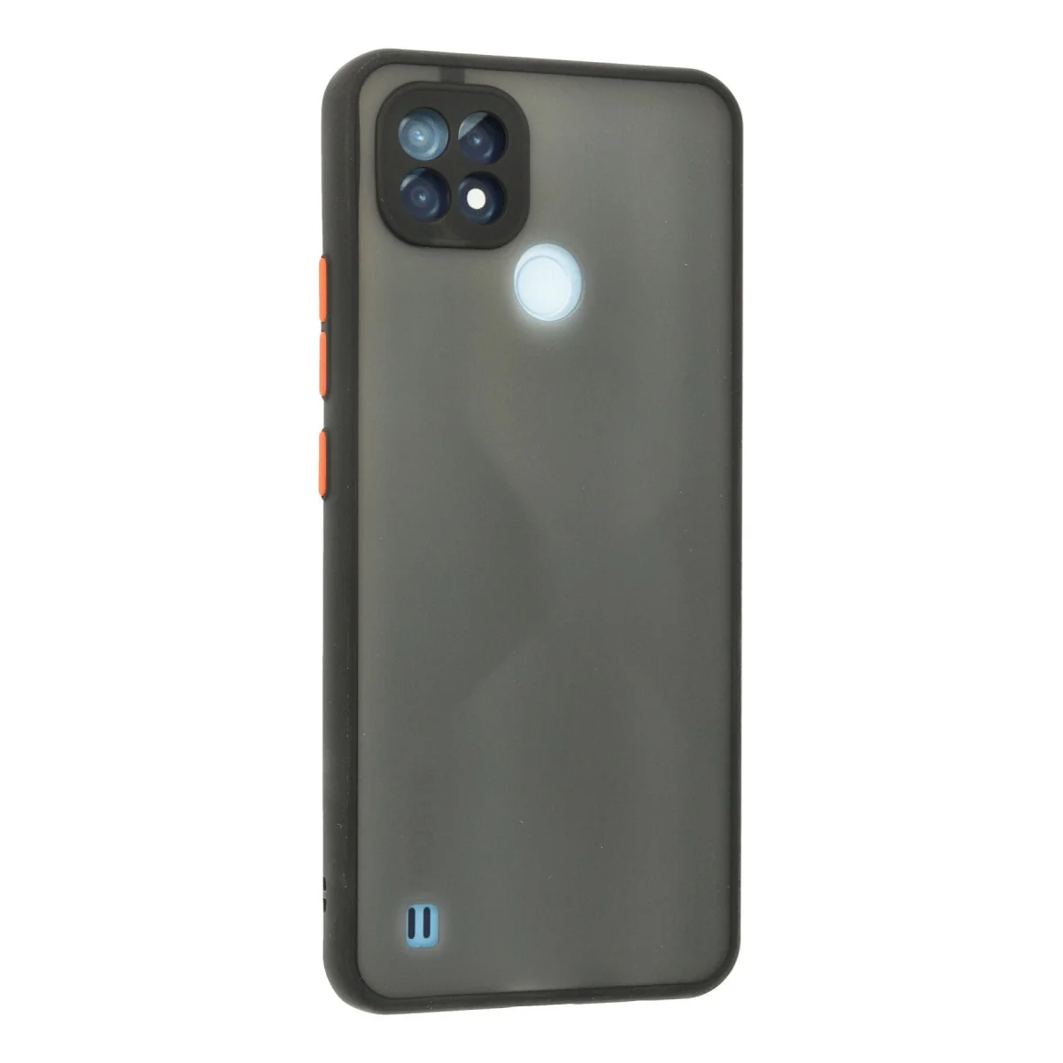 Realme C21 Kılıf Montreal Silikon Kapak - Siyah
