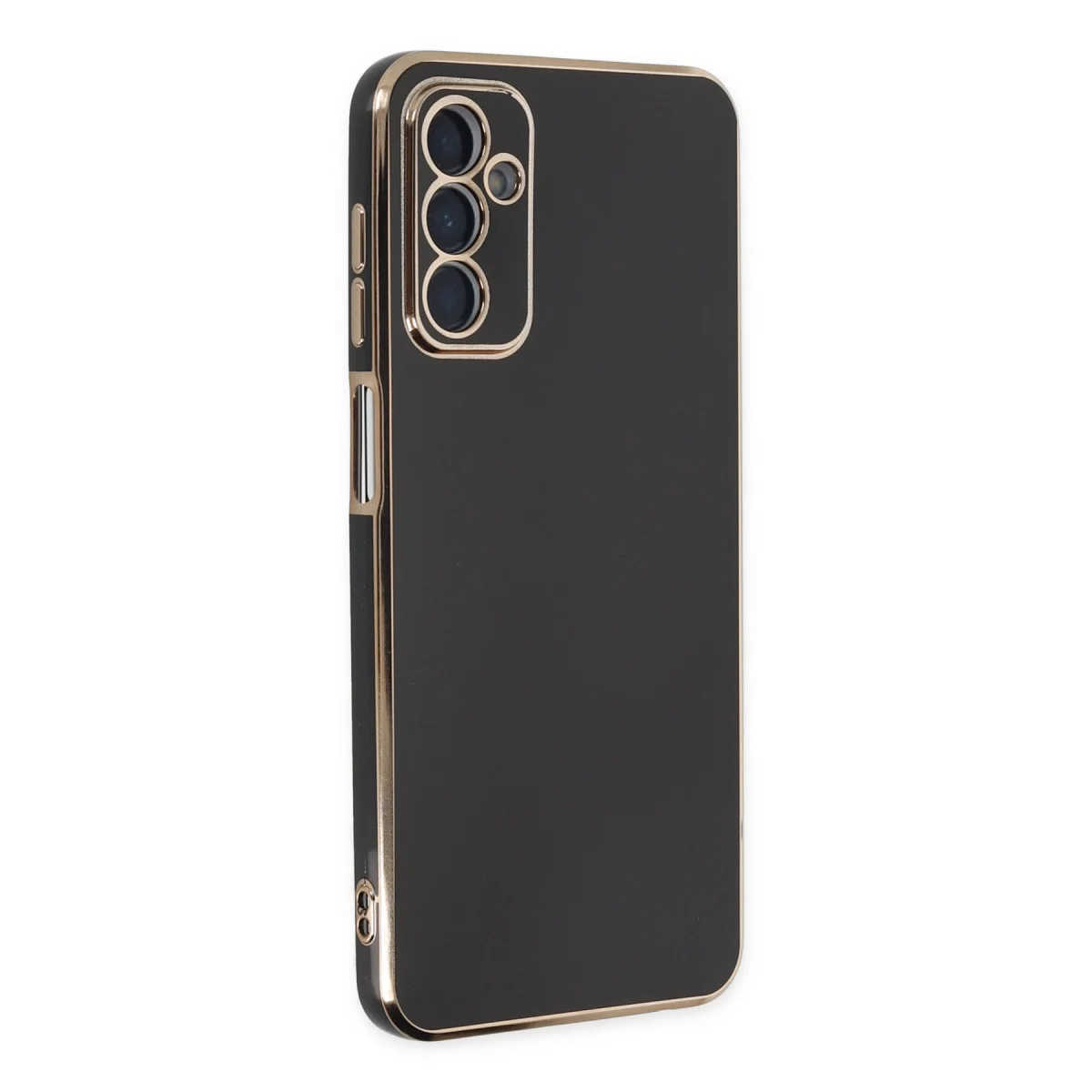 Galaxy M23 Kılıf Volet Silikon - Siyah