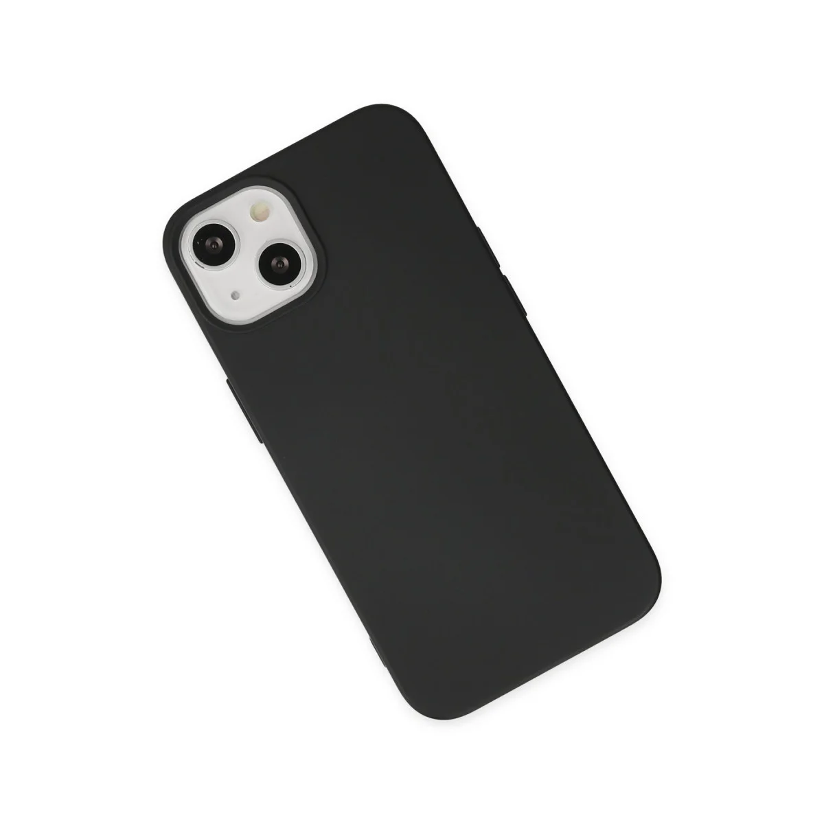 iPhone 15 Plus Kılıf Nano içi Kadife Silikon - Siyah