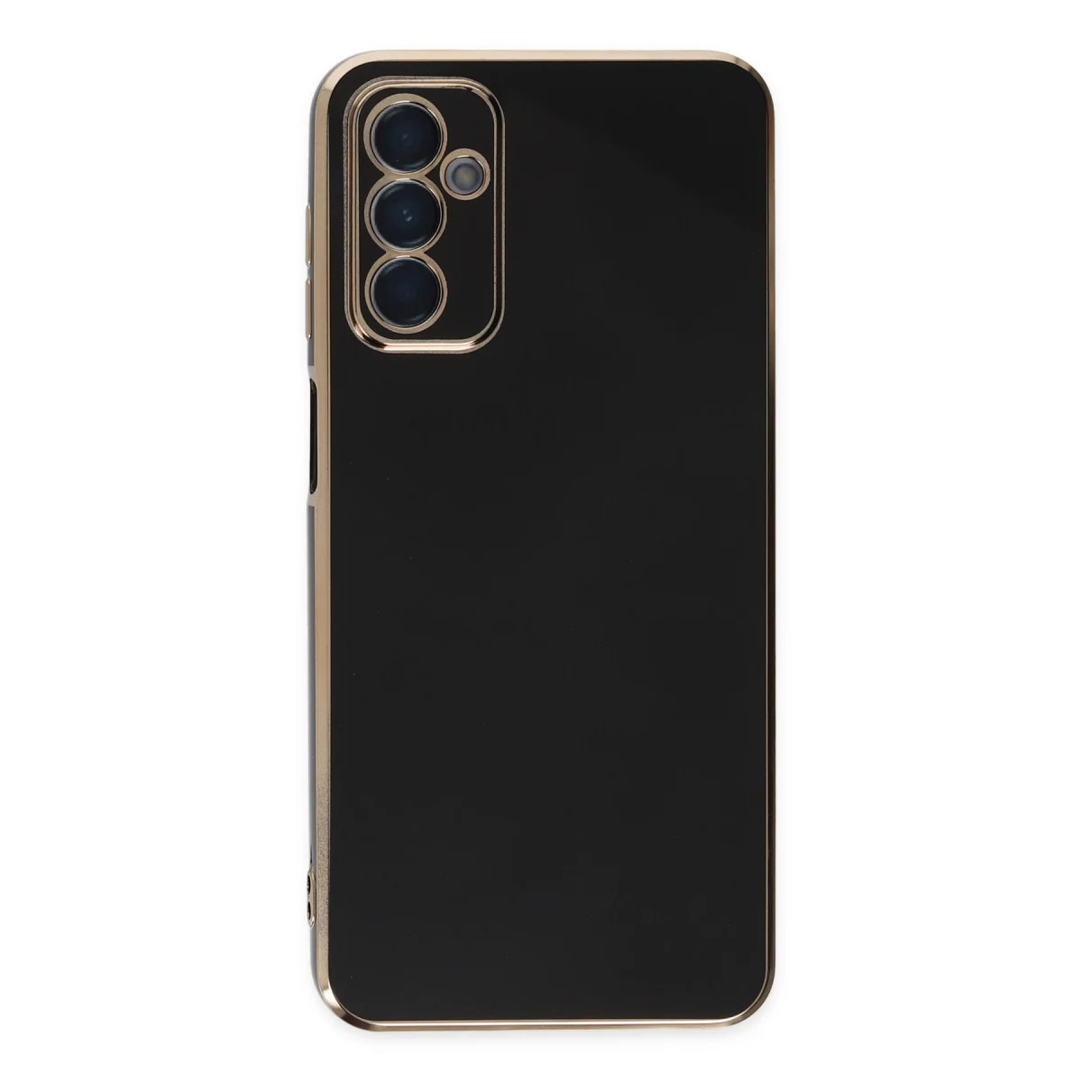 Galaxy A04S Kılıf Volet Silikon - Siyah