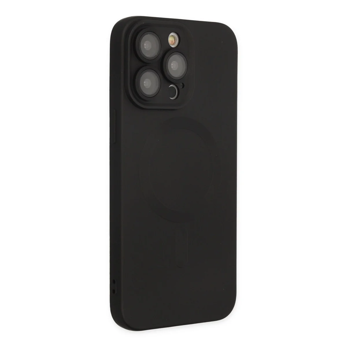 iPhone 13 Pro Kılıf Moshi Lens Magneticsafe Silikon - Siyah