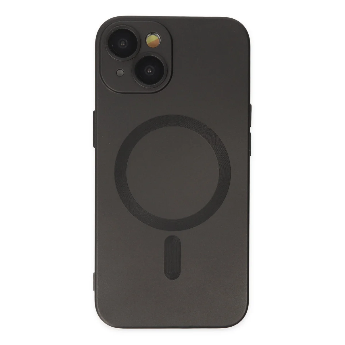 iPhone 14 Plus Kılıf Moshi Lens Magneticsafe Silikon - Siyah