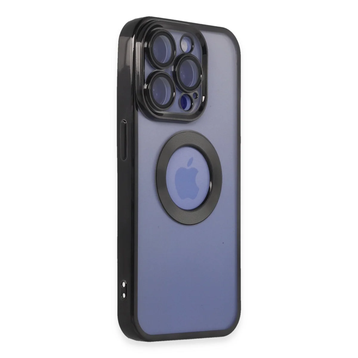 iPhone 15 Pro Kılıf Slot Silikon - Siyah