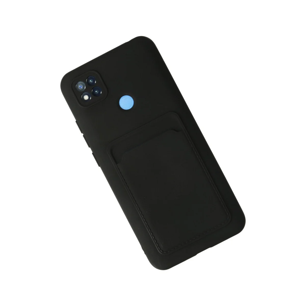 Redmi 9C Kılıf Kelvin Kartvizitli Silikon - Siyah