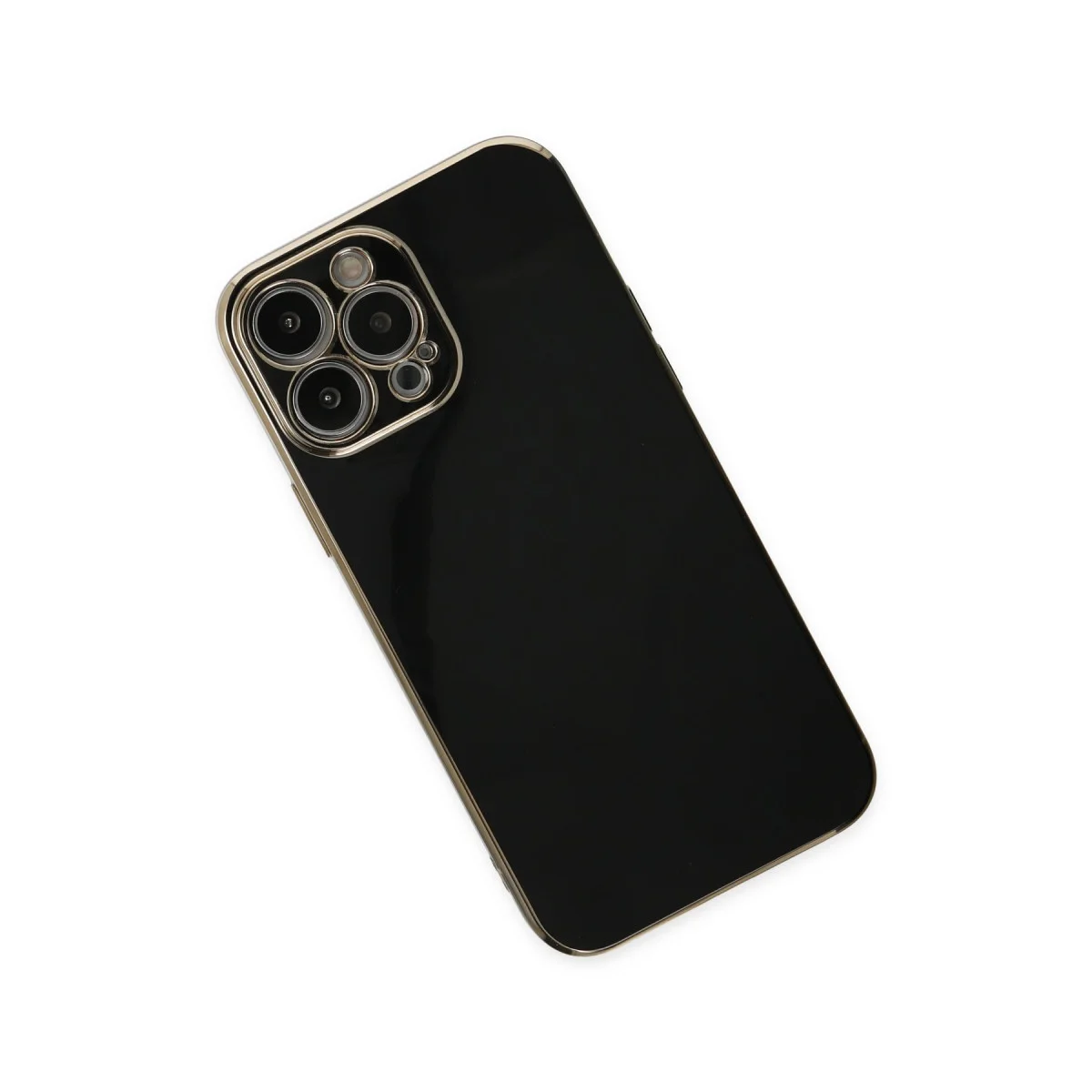 iPhone 15 Pro Max Kılıf Volet Silikon - Siyah