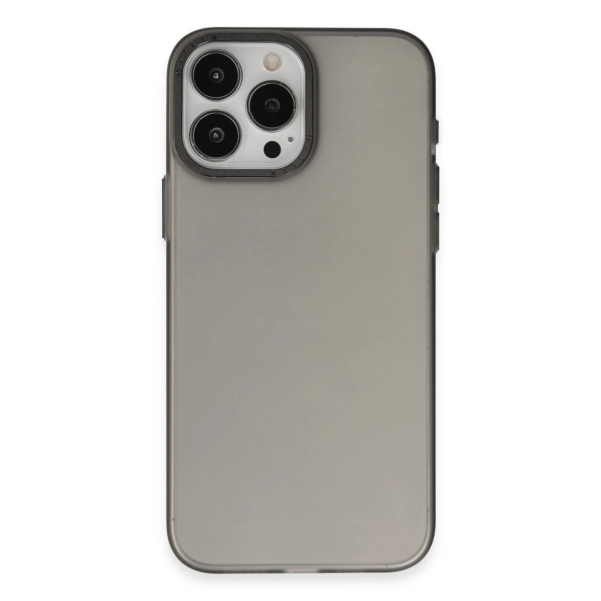 iPhone 15 Pro Kılıf Modos Metal Kapak - Siyah