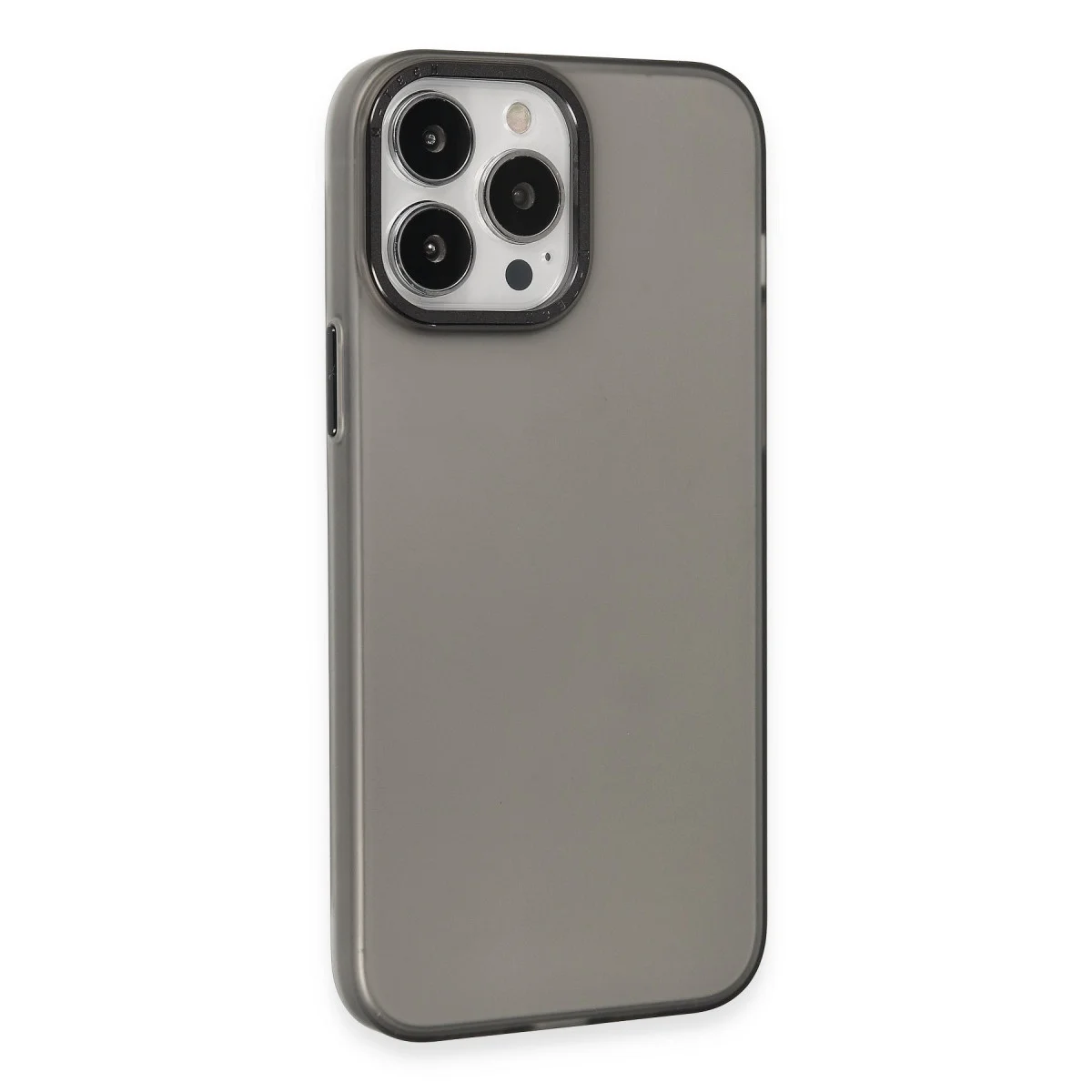 iPhone 15 Pro Max Kılıf Modos Metal Kapak - Siyah