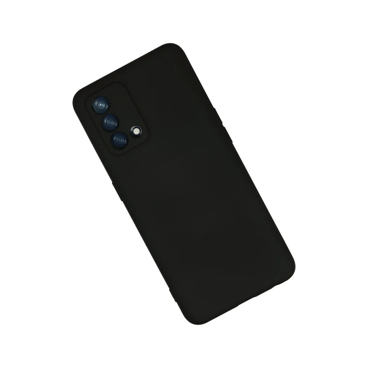 A74 4G Kılıf Nano içi Kadife Silikon - Siyah