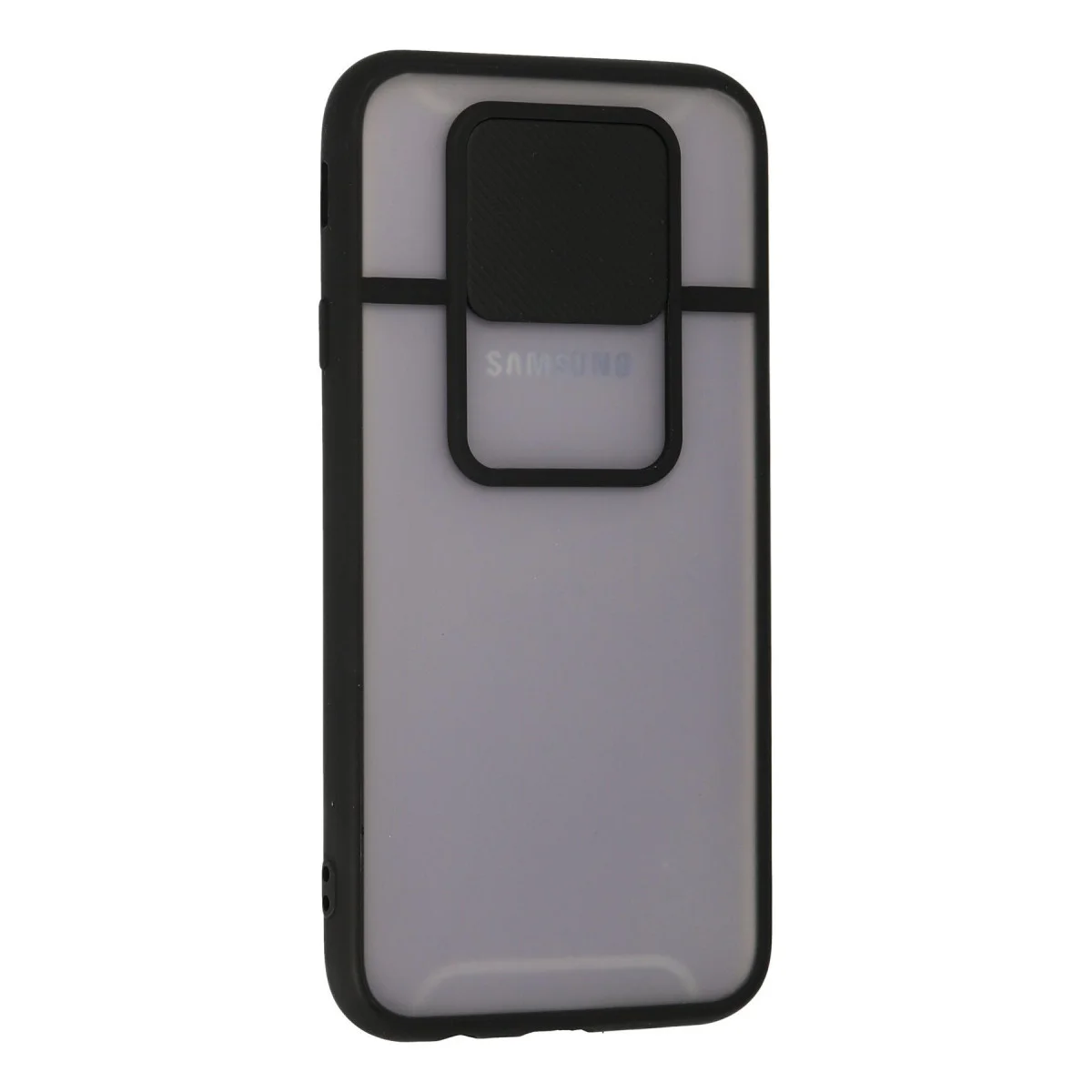 Galaxy J7 Pro / J730 Kılıf Palm Buzlu Kamera Sürgülü Silikon - Siyah