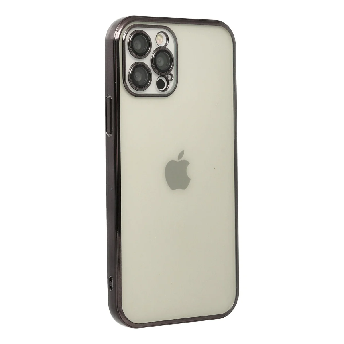iPhone 12 Pro Max Kılıf Razer Lensli Silikon - Siyah