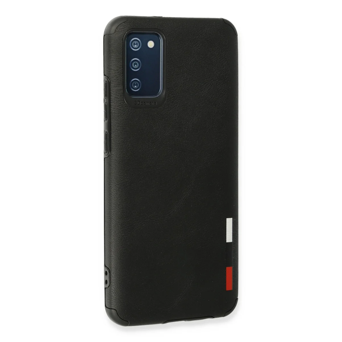 Galaxy A02S Kılıf Loop Deri Silikon - Siyah
