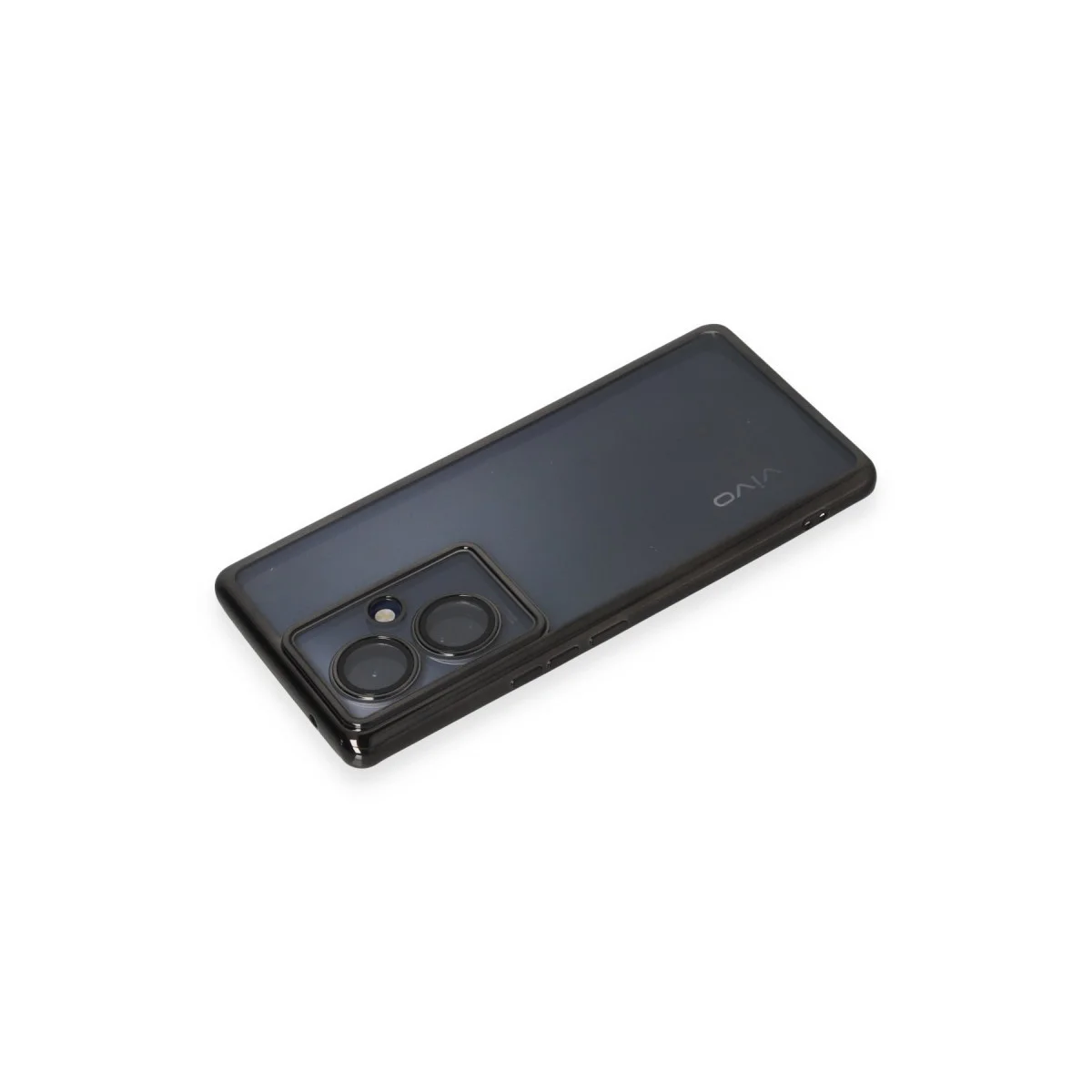 V29 Lite Kılıf Razer Lensli Silikon - Siyah