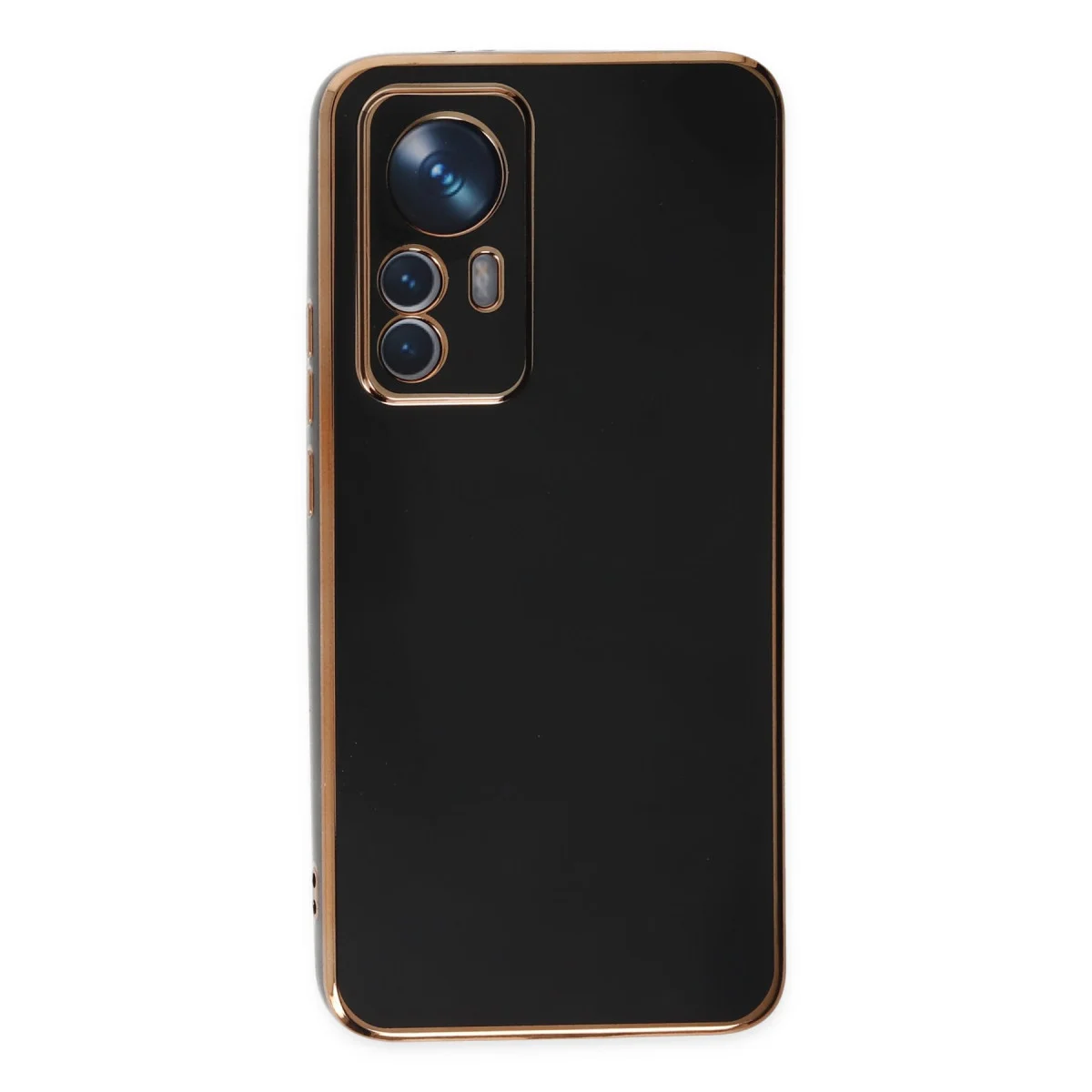 Mi 12T Pro Kılıf Volet Silikon - Siyah