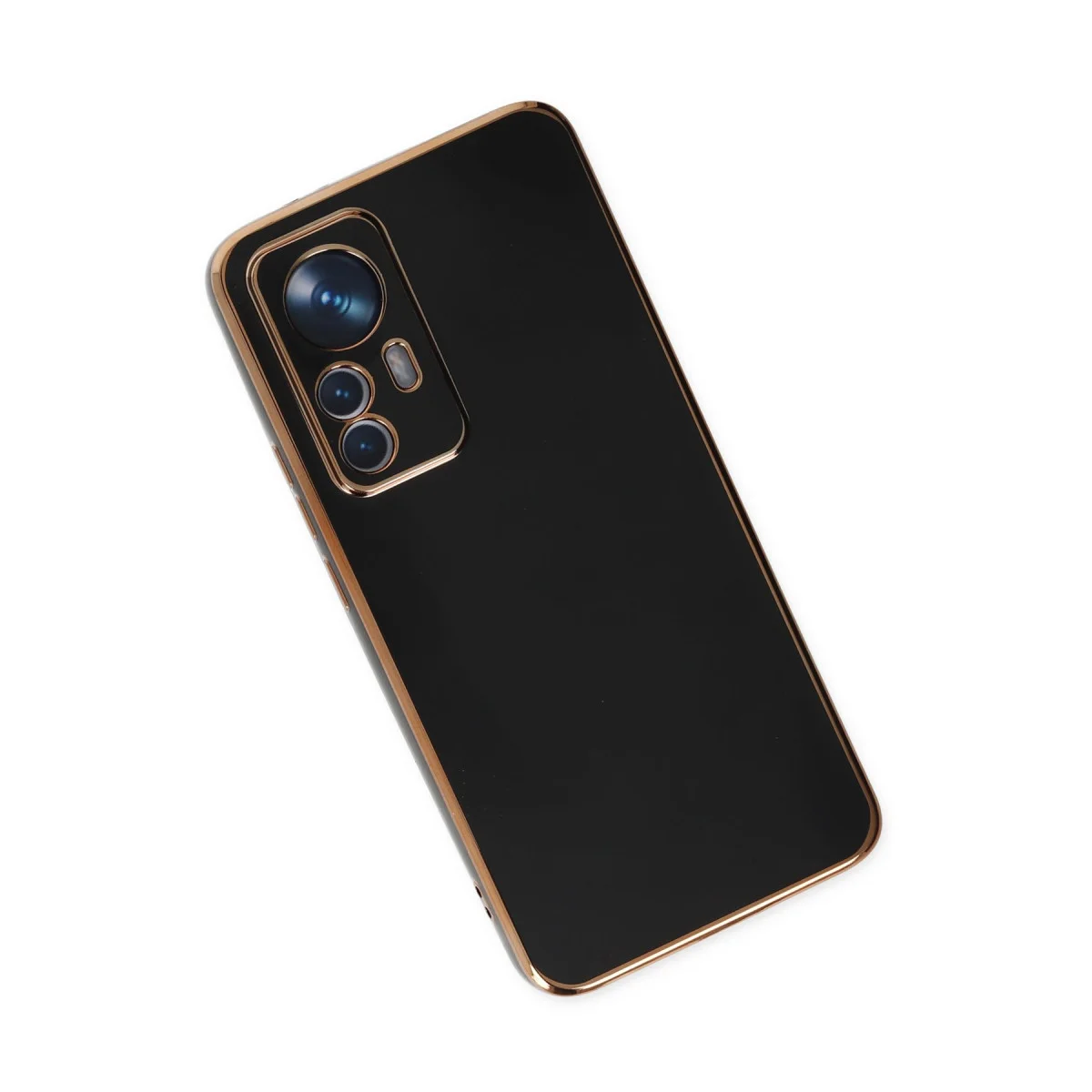 Mi 12T Pro Kılıf Volet Silikon - Siyah