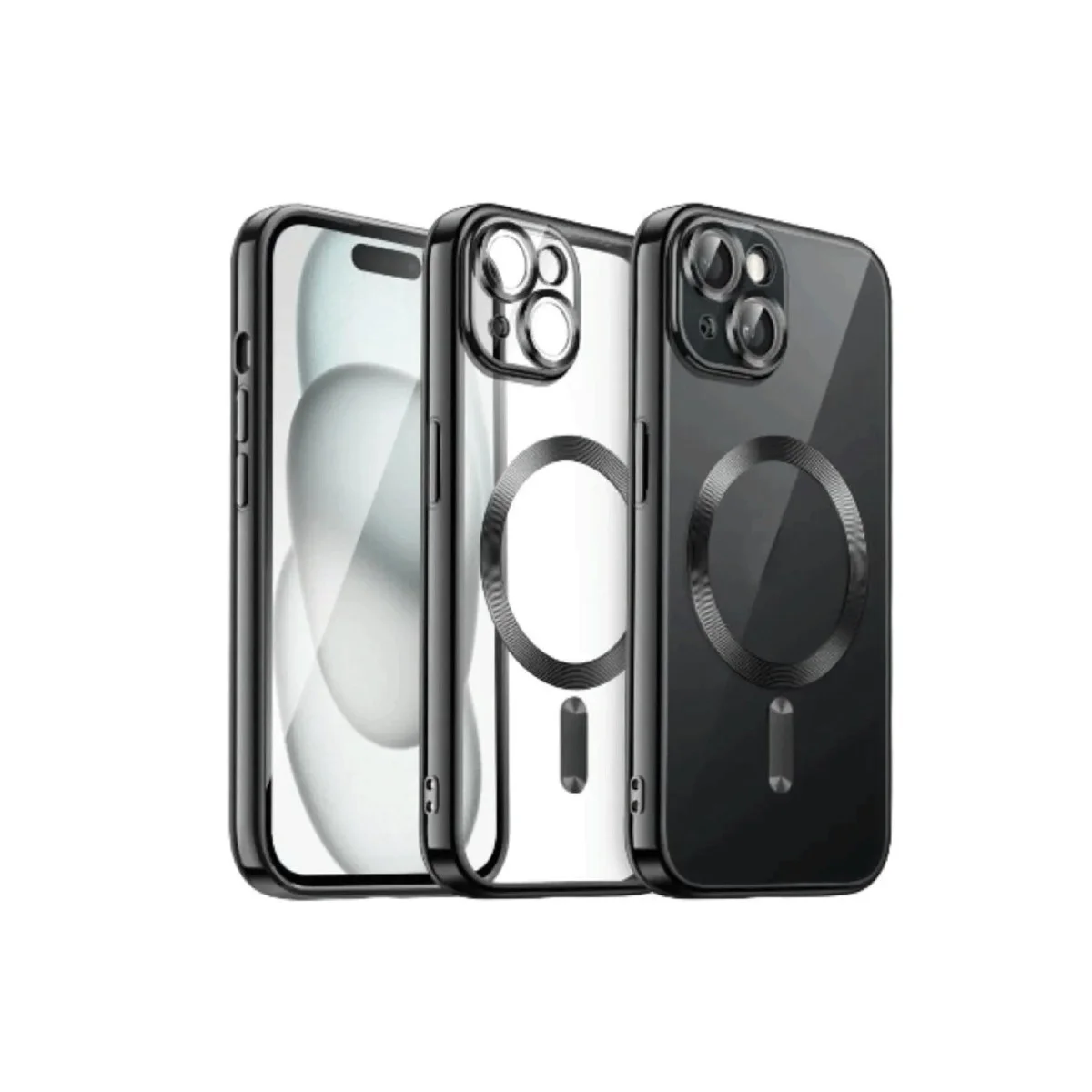 iPhone 13 Kılıf Kross Magneticsafe Kapak - Siyah