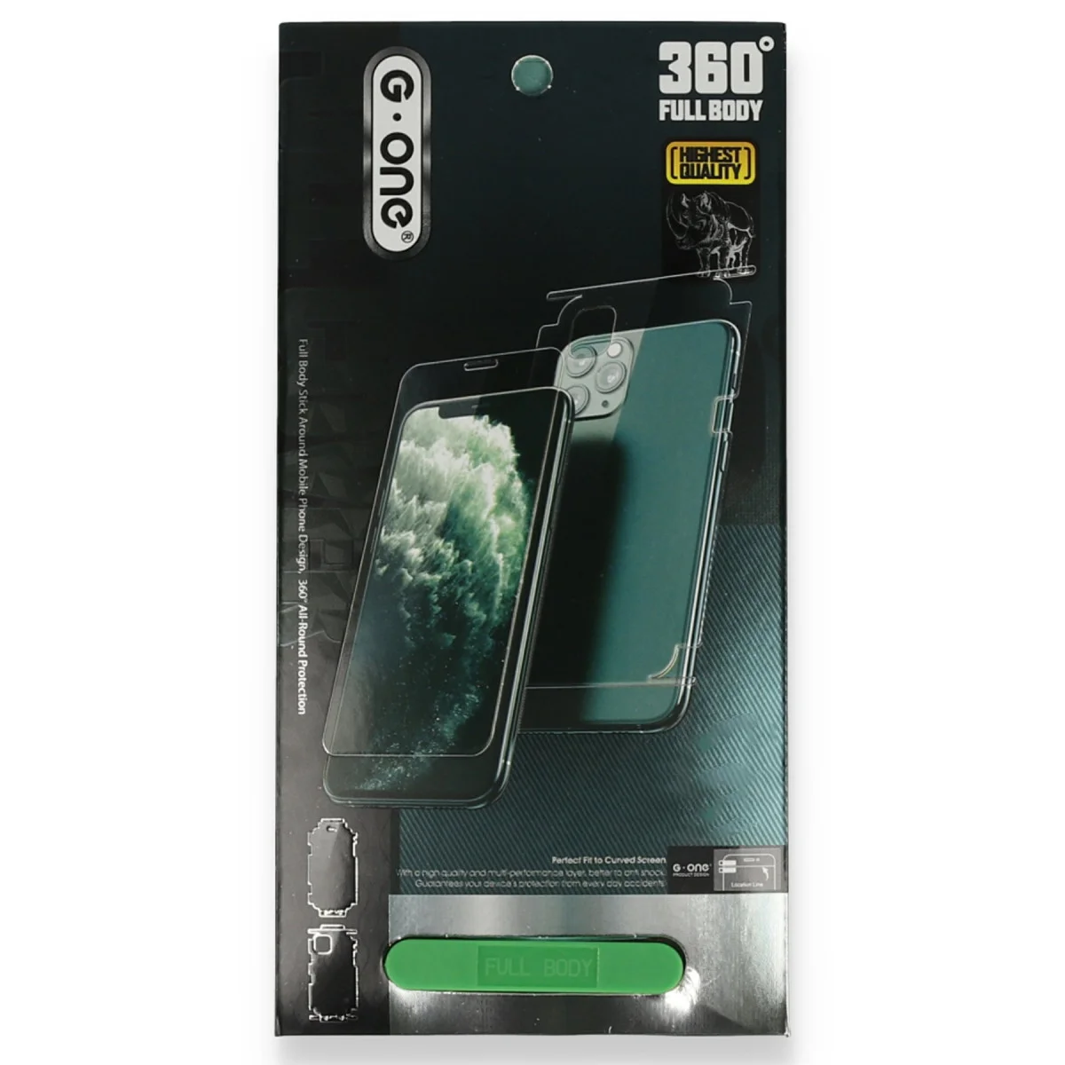 iPhone 15 Pro 360 Mat Full Body Arka Koruyucu