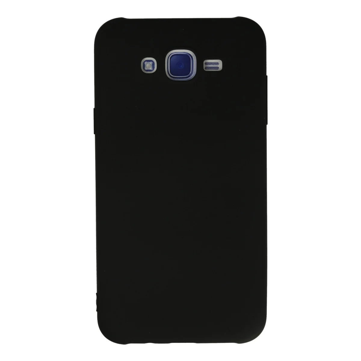 Galaxy J7 Kılıf Nano içi Kadife Silikon - Siyah