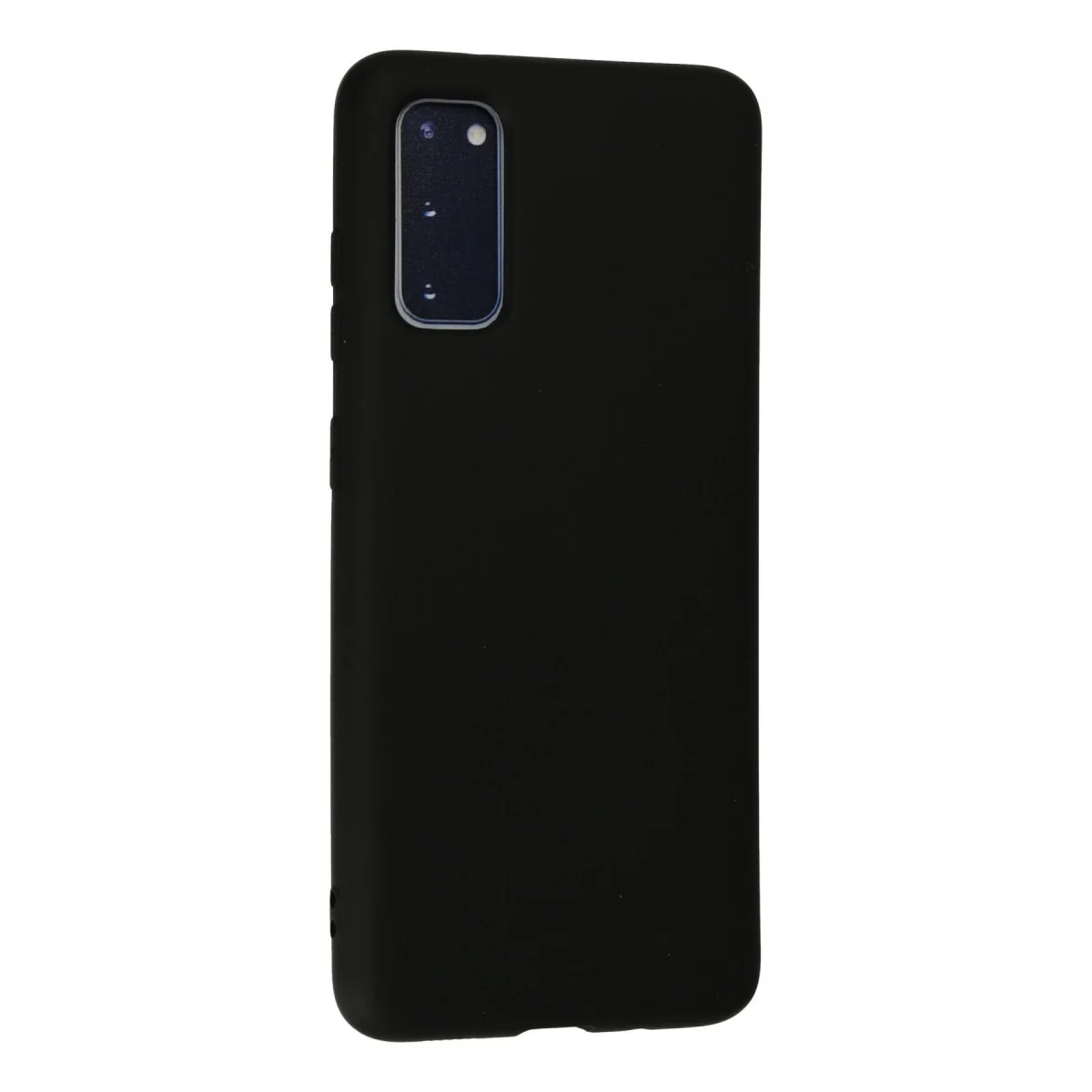 Galaxy S20 Kılıf Nano içi Kadife Silikon - Siyah
